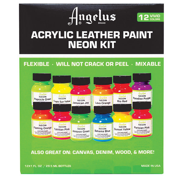 Angelus Acrylic Leather Paint Starter Kits 