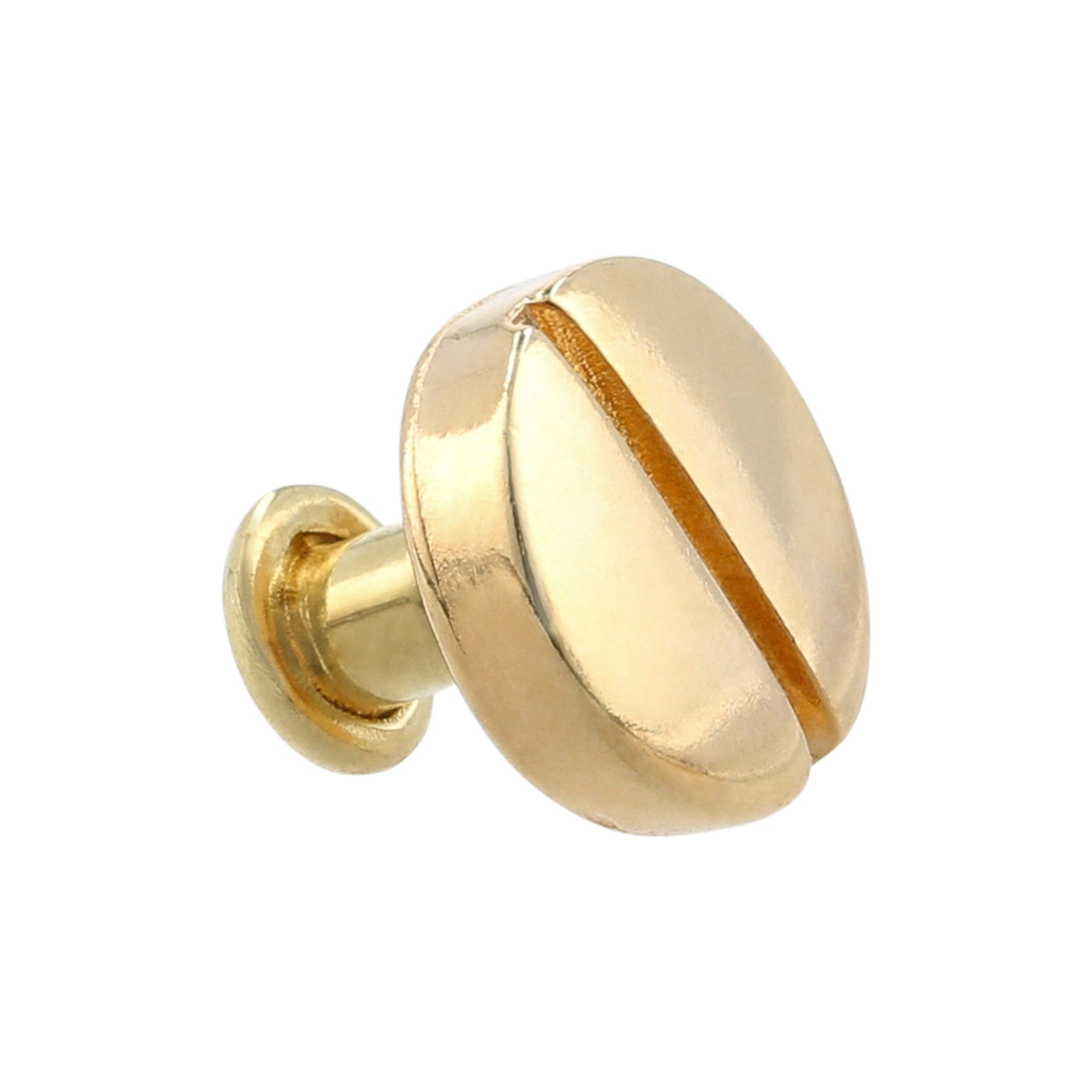 Designer Gold Rivet Stud Earrings
