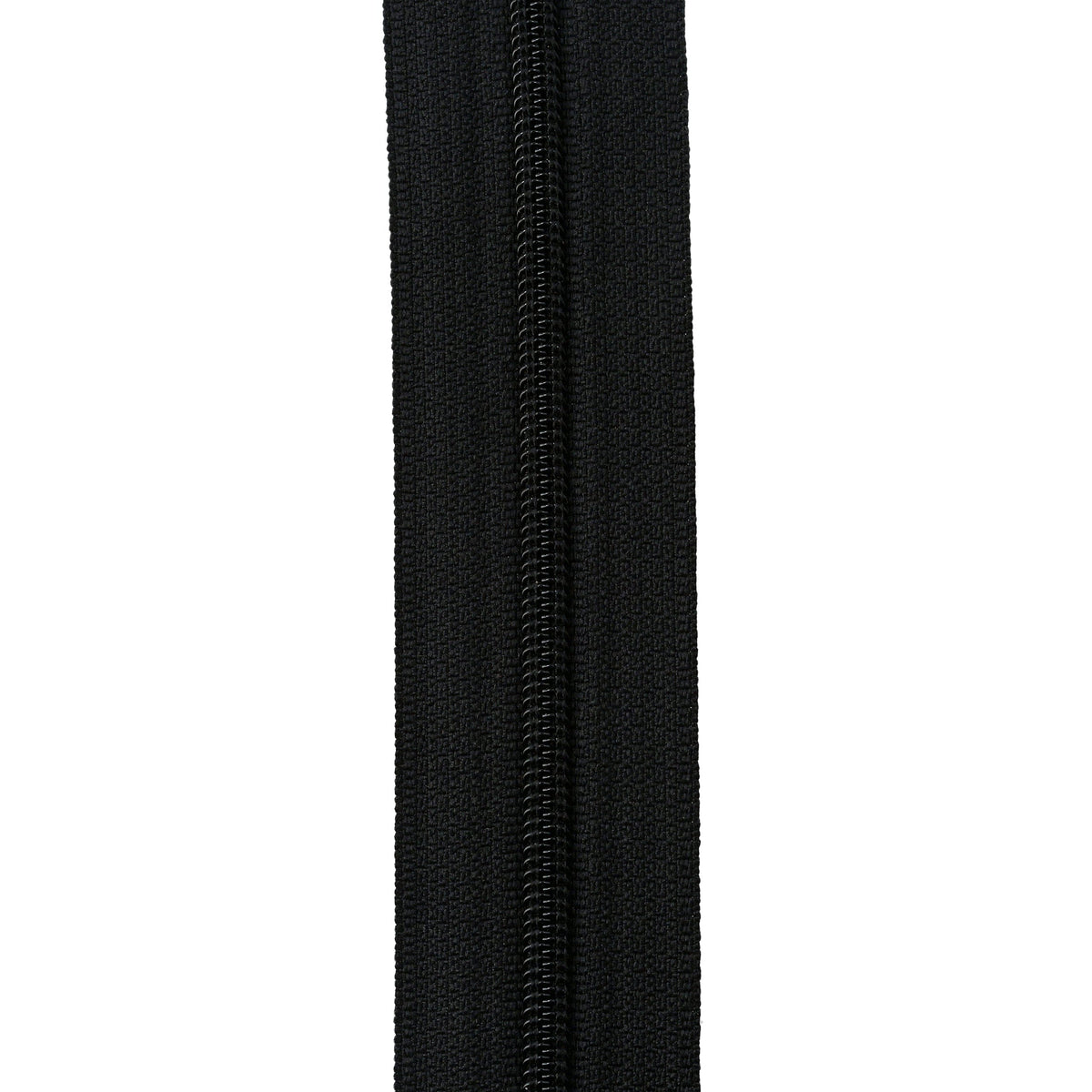 5 Black, Coil, YKK Long Tab Semi-Swivel RC Zipper Slider, Zinc