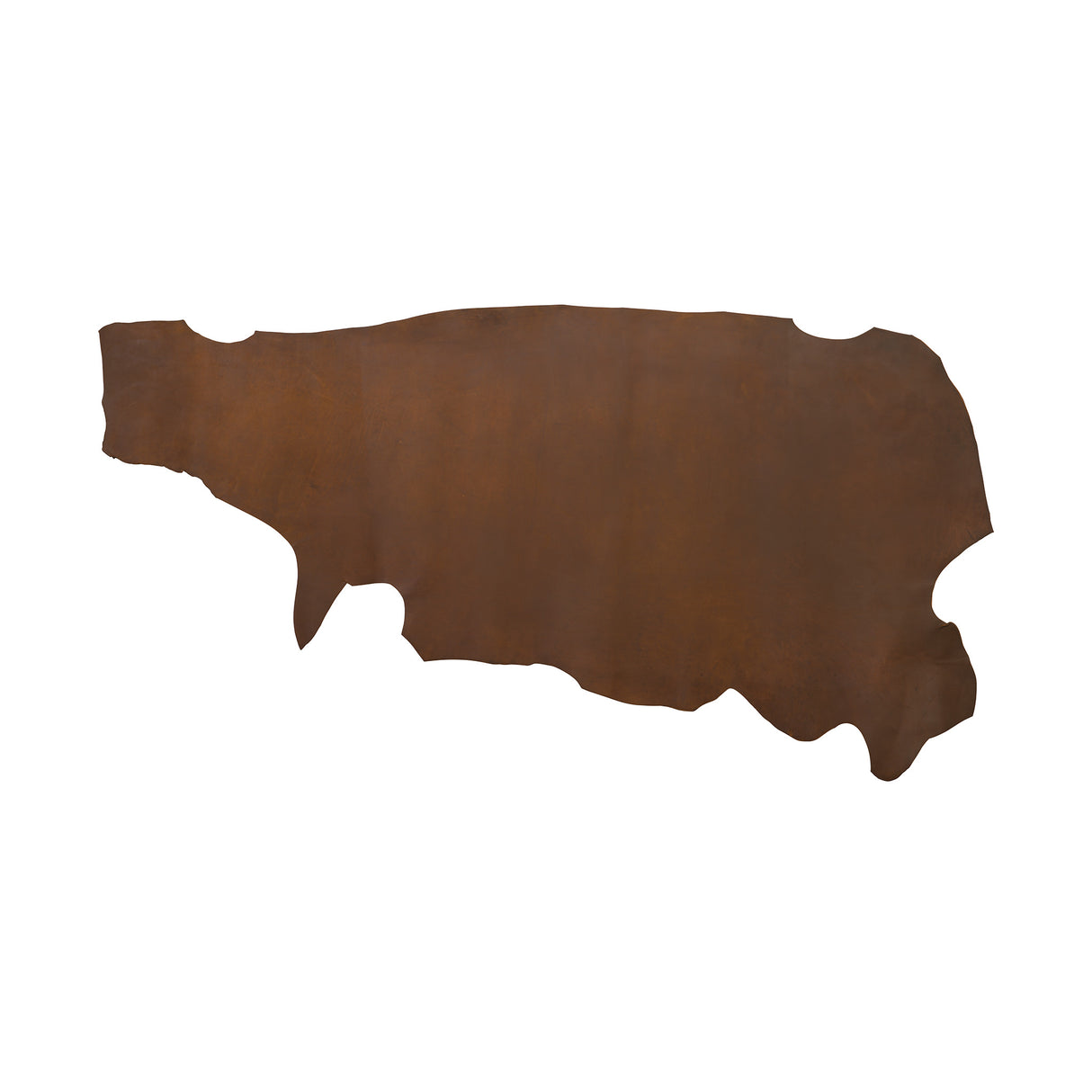 Matte Chrome Tanned Water Buffalo Leather, 5-6 oz., Bark Brown