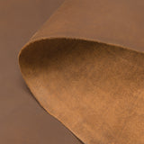 Matte Chrome Tanned Water Buffalo Leather, 5-6 oz., Bark Brown