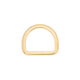 Saddle D-Ring Solid Brass, 3"