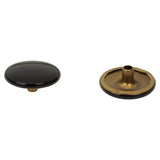 Dot Baby Durable Line 20 Black Standard Cap, Solid Brass