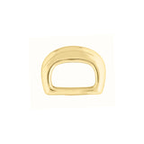 #1297 Sam Browne D-Ring Solid Brass, 7/8"