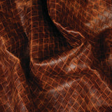 Embossed Leather, 2-3 oz., Woven Brown