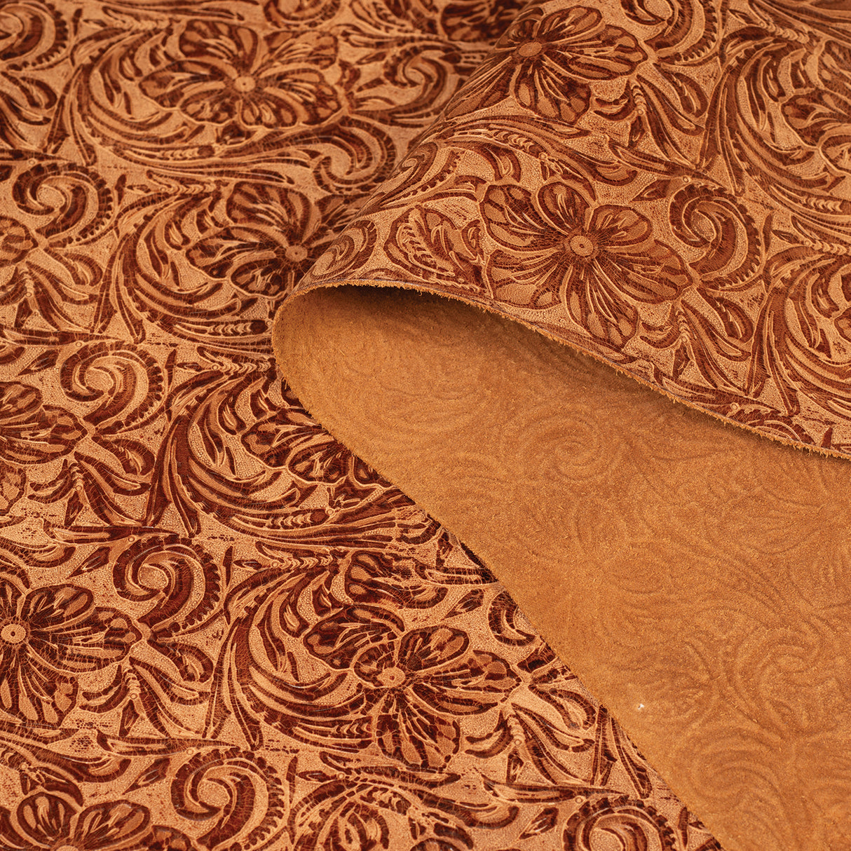 Embossed Leather, 2/3 oz., Floral