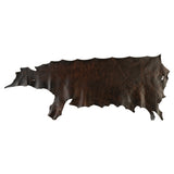 American Bison Leather, Side, Chocolate