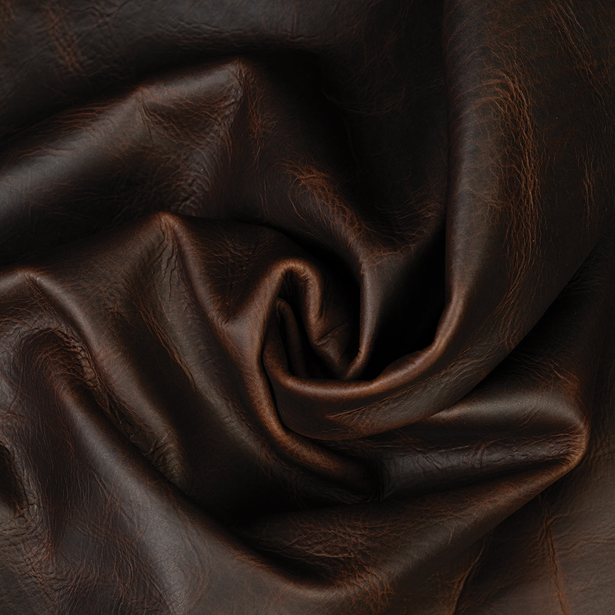 American Bison Leather, Side, Chocolate