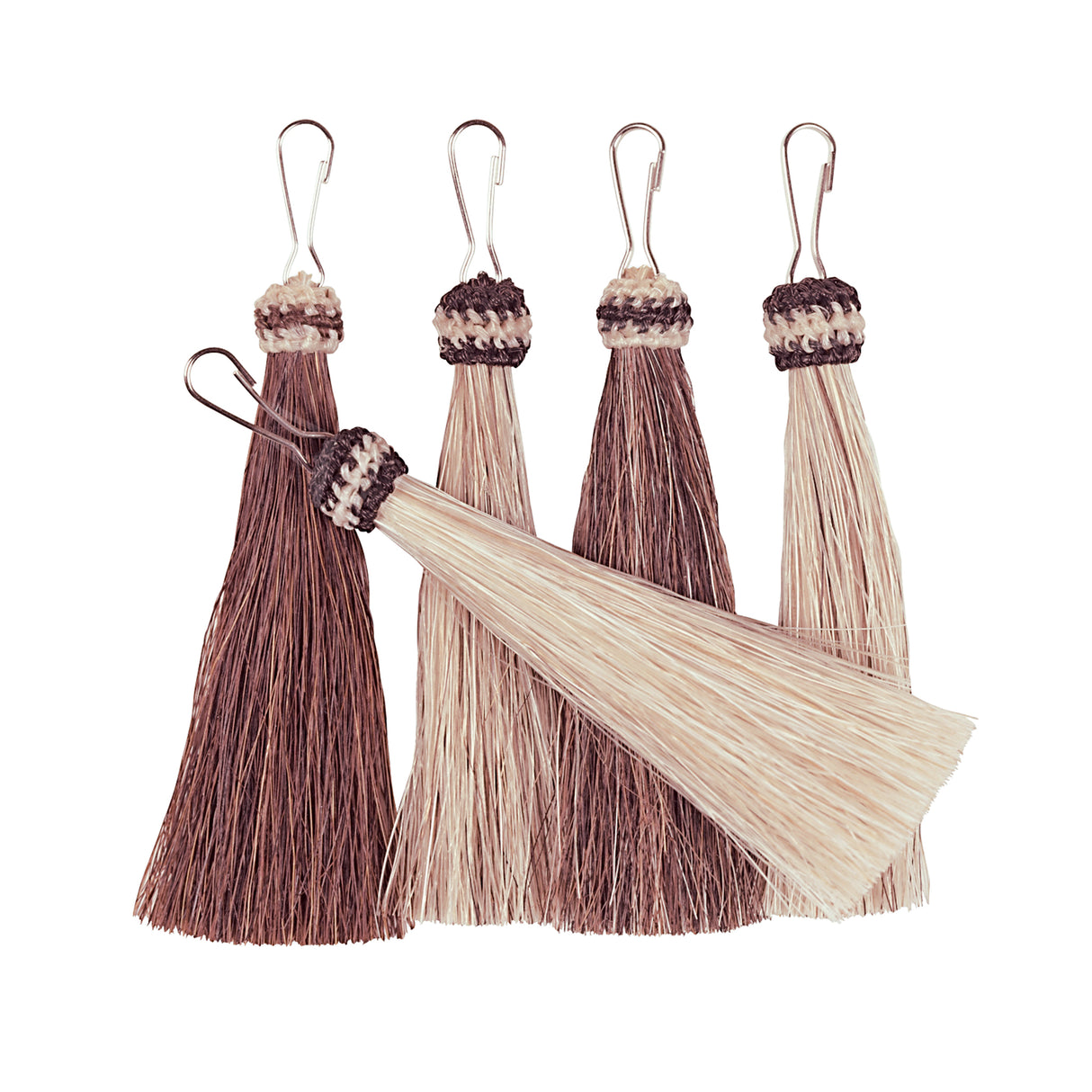 Horsehair Tassel Zipper Pulls