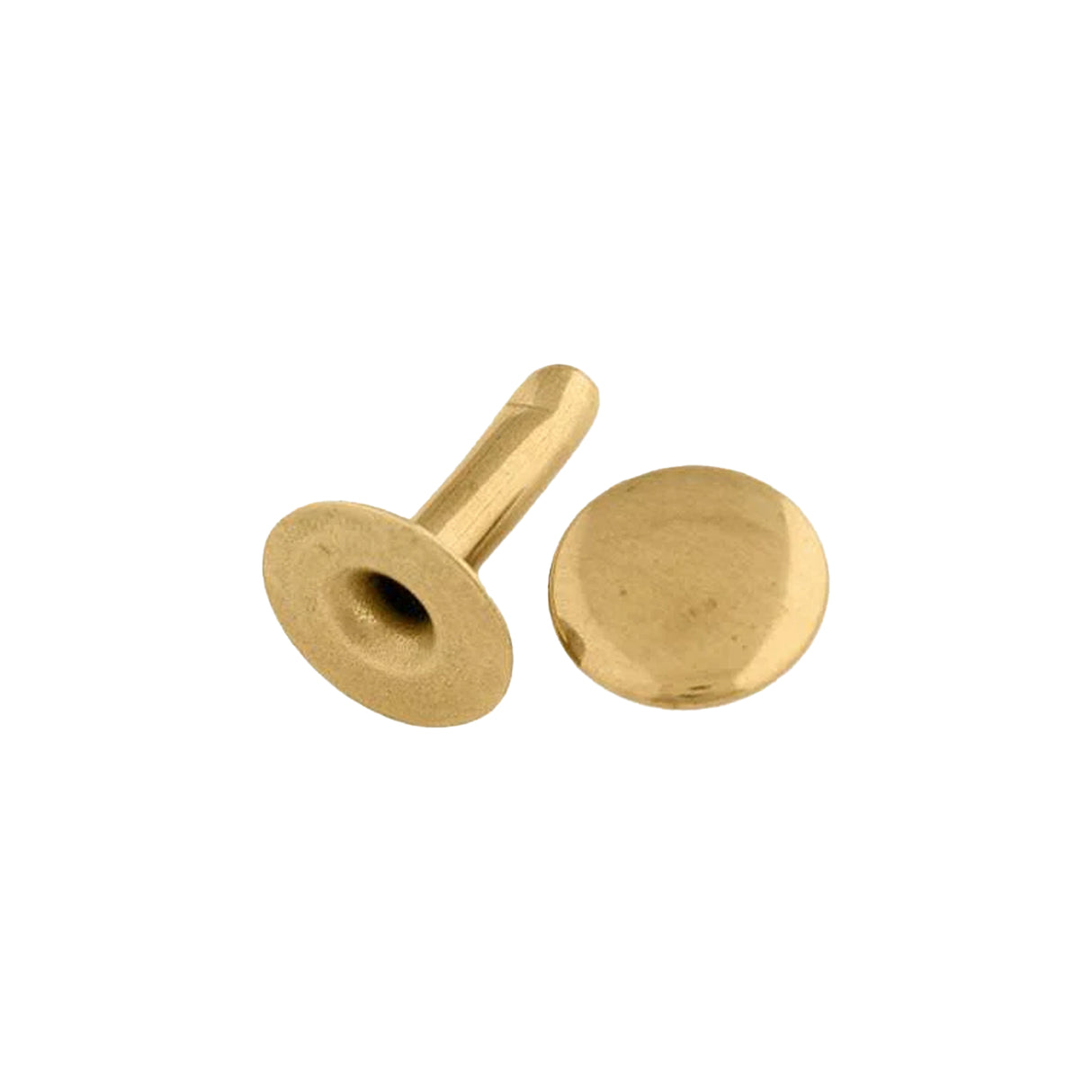 #407S Insta-Rivets, Solid Brass, 1/4"