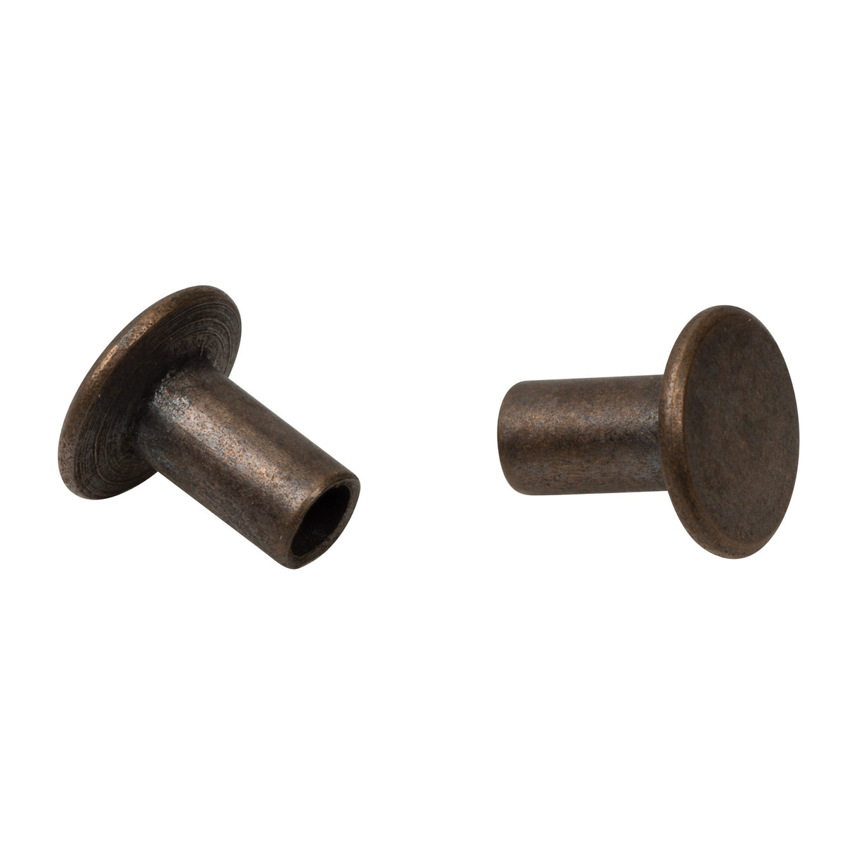 100-Pack of #104 Tubular Rivets, Antique Brass