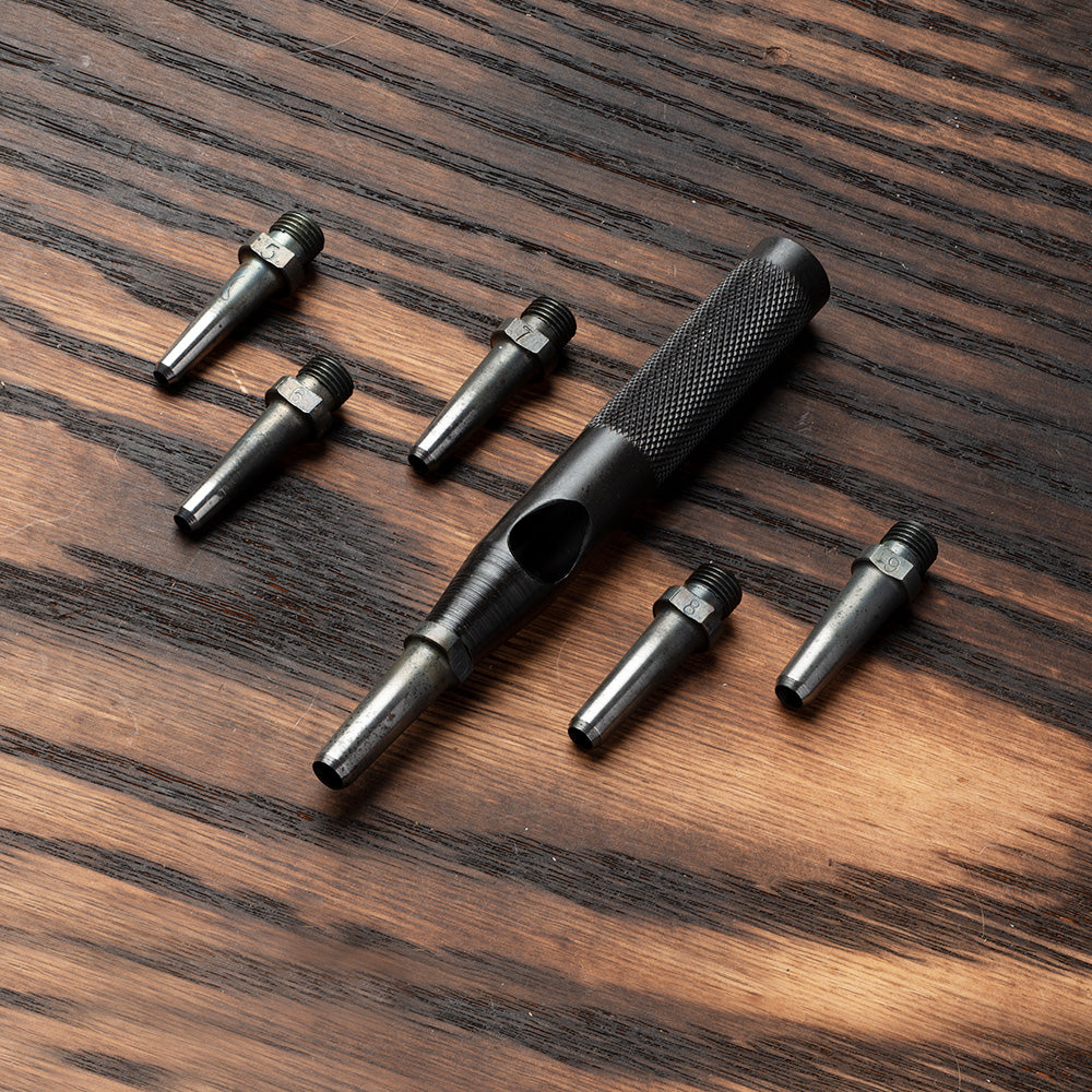 Leather hole cheap punch set