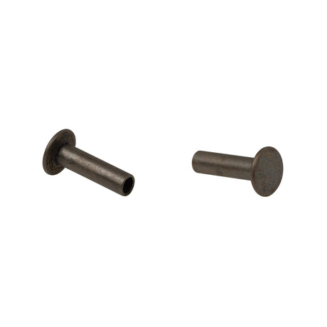 100-Pack of #104 Tubular Rivets, Antique Brass