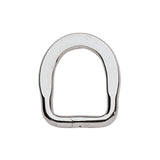 F-107-SS Flat Saddle D-Ring, Stainless Steel, 1"