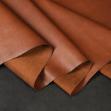 Chrome Tanned Top Grain Leather Side, Seidel Tannery, 2-3 oz. Medium Brown