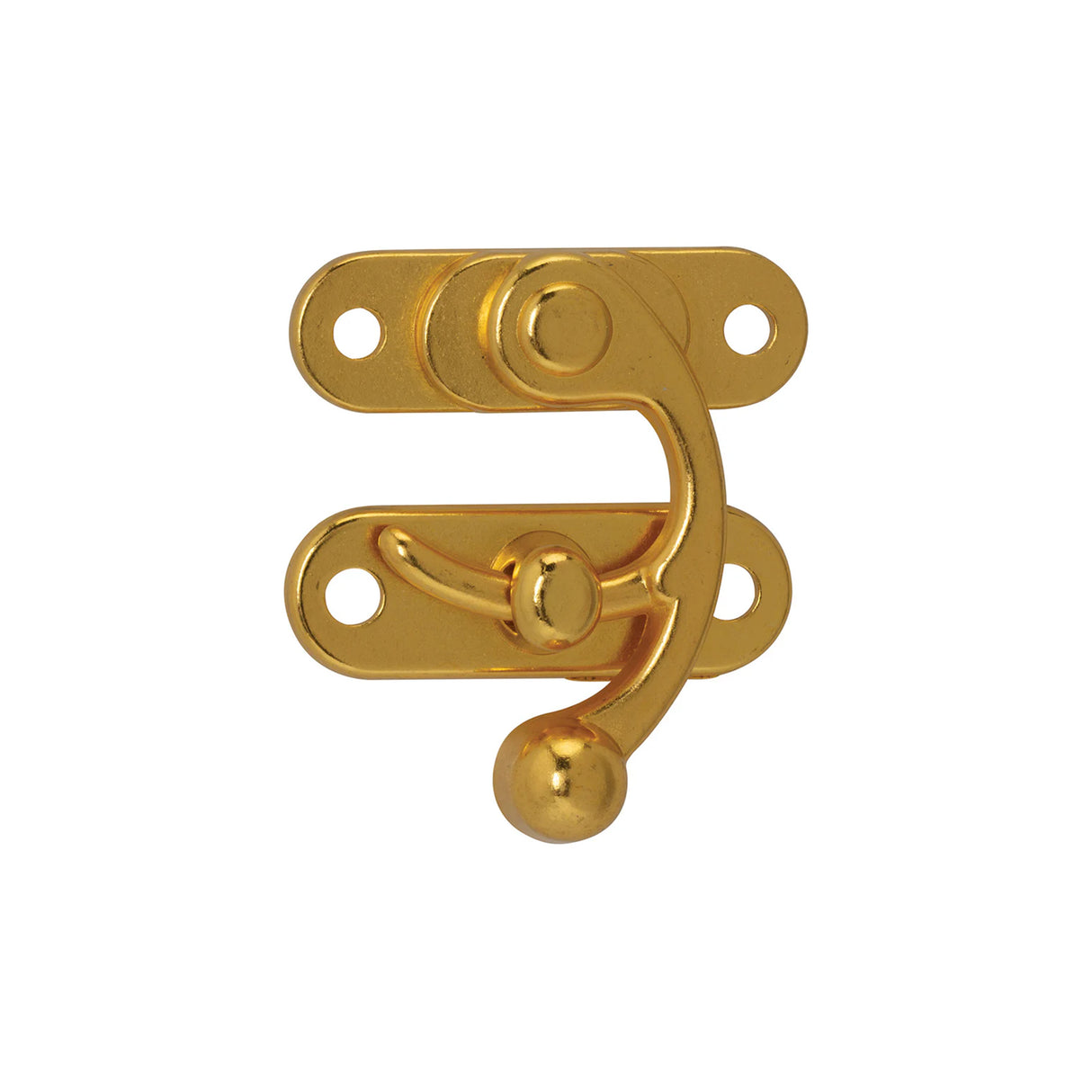 1 3/16" Gold, Swing Lock Clasp, Zinc Alloy, #P-2434-GOLD