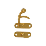 1 3/16" Gold, Swing Lock Clasp, Zinc Alloy, #P-2434-GOLD