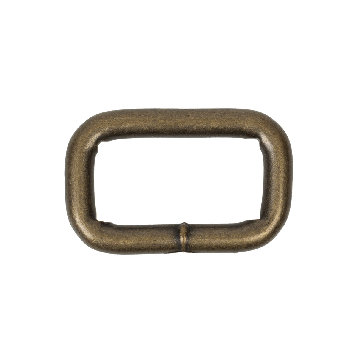 3/4", Antique Brass, Welded Rectangular Ring, Steel, #P-2247