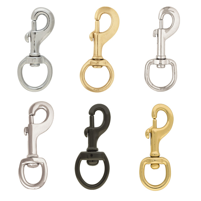 Swivel Snaps with all available finishes