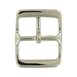 1 1/4" Nickel, Center Bar Buckle, Solid Brass, #C-1343-SBN