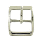 1 1/4" Nickel, Center Bar Buckle, Solid Brass, #C-1343-SBN