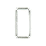 1 1/4", Nickel Plated, Welded Rectangular Ring, Steel, #P-3212-NIC