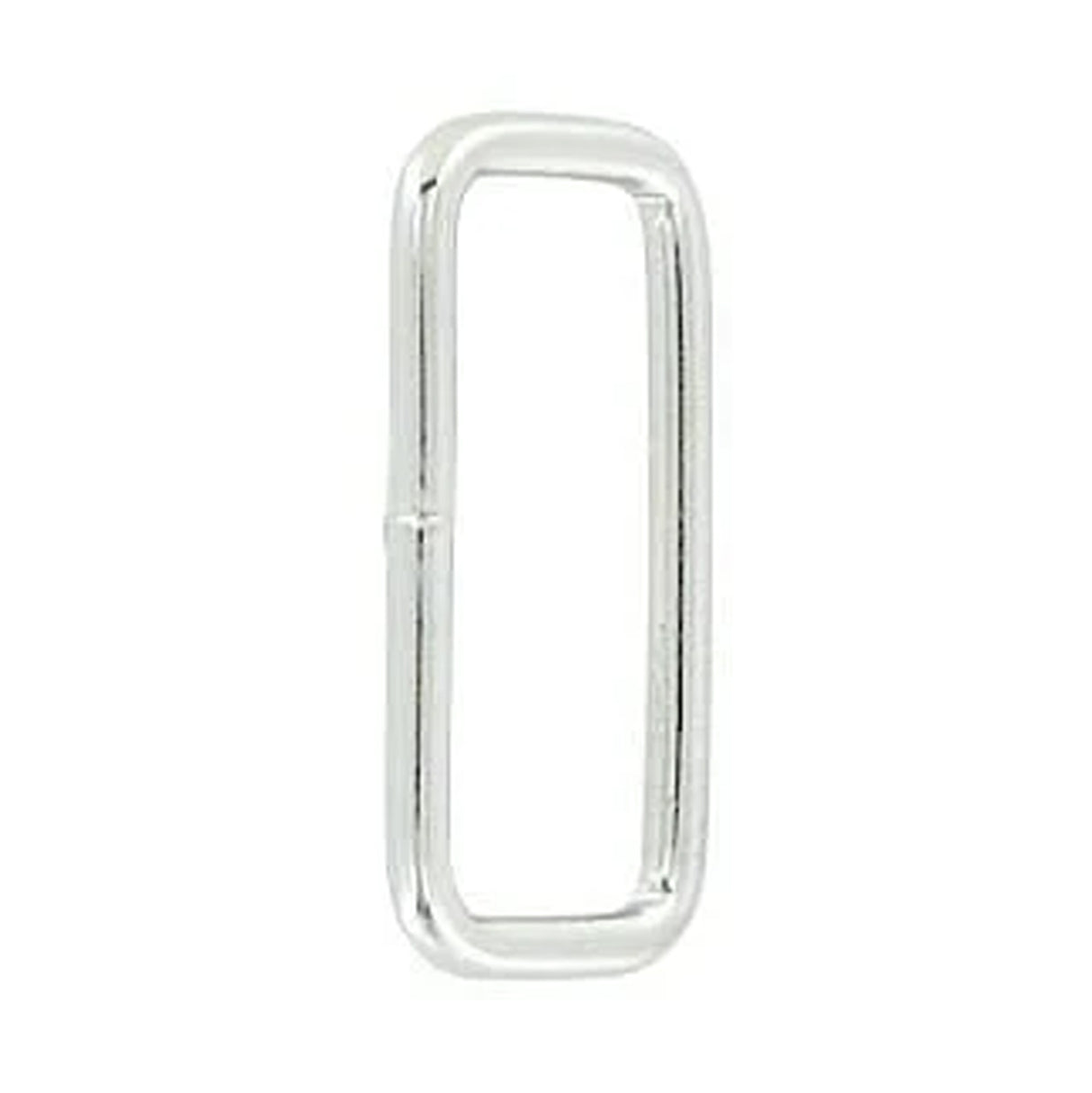 1 1/4", Nickel Plated, Welded Rectangular Ring, Steel, #P-3212-NIC