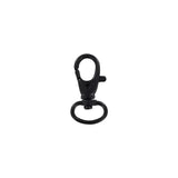 1/2" Matte Black, Trigger  Swivel Snap Hook, Zinc Alloy-PK5, #P-1276-BLK