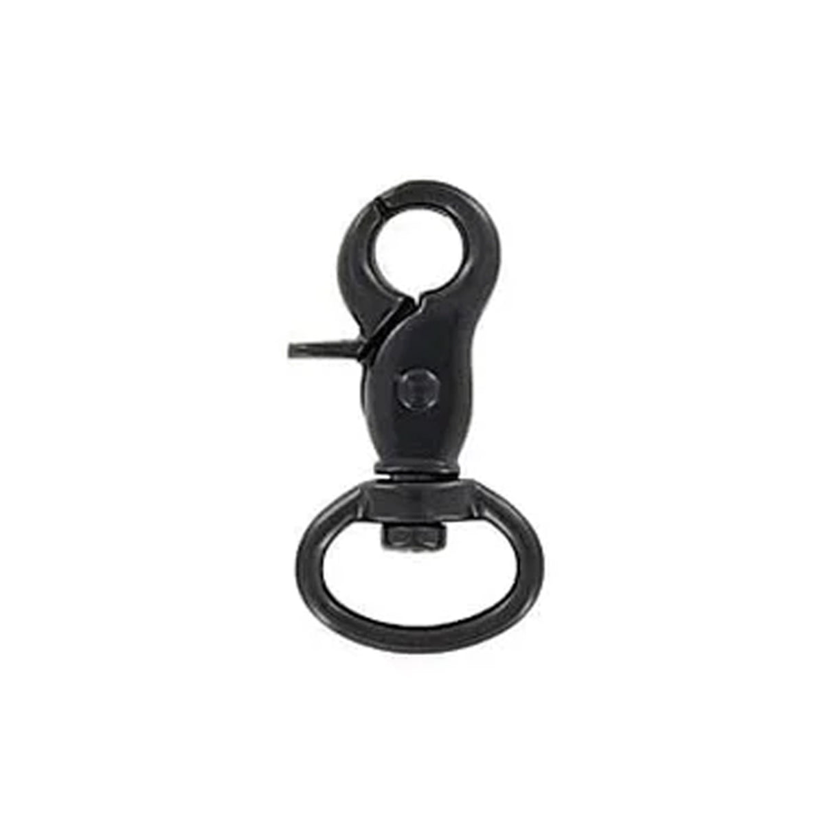 1/2" Matte Black, Trigger  Swivel Snap Hook, Zinc Alloy-PK5, #P-2827-BLK