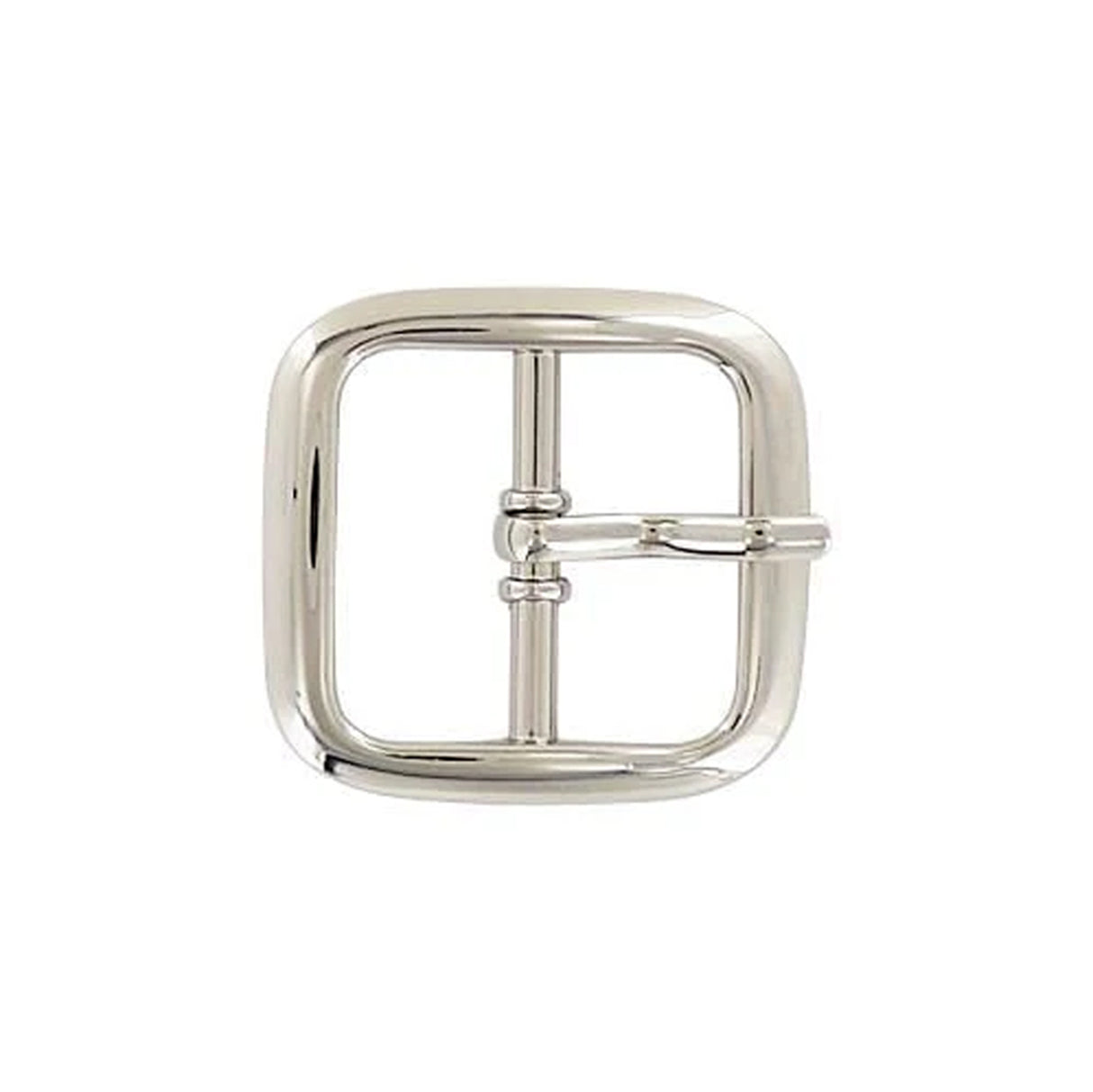 1" Nickel, Center Bar Buckle, Steel, #C-1517-NIC