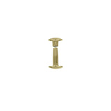 15mm Brass, Double Cap Jiffy Rivets, Steel-100 ct, #515D-BP