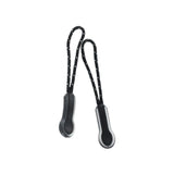 2 3/8" Black, Zipper Pull Replacement, Plastic, #ZP-37