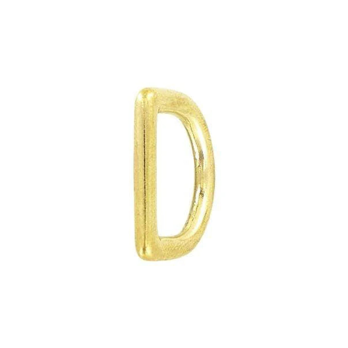 5/8" Brass, Cast D-Ring, Solid Brass, #P-1336-SB