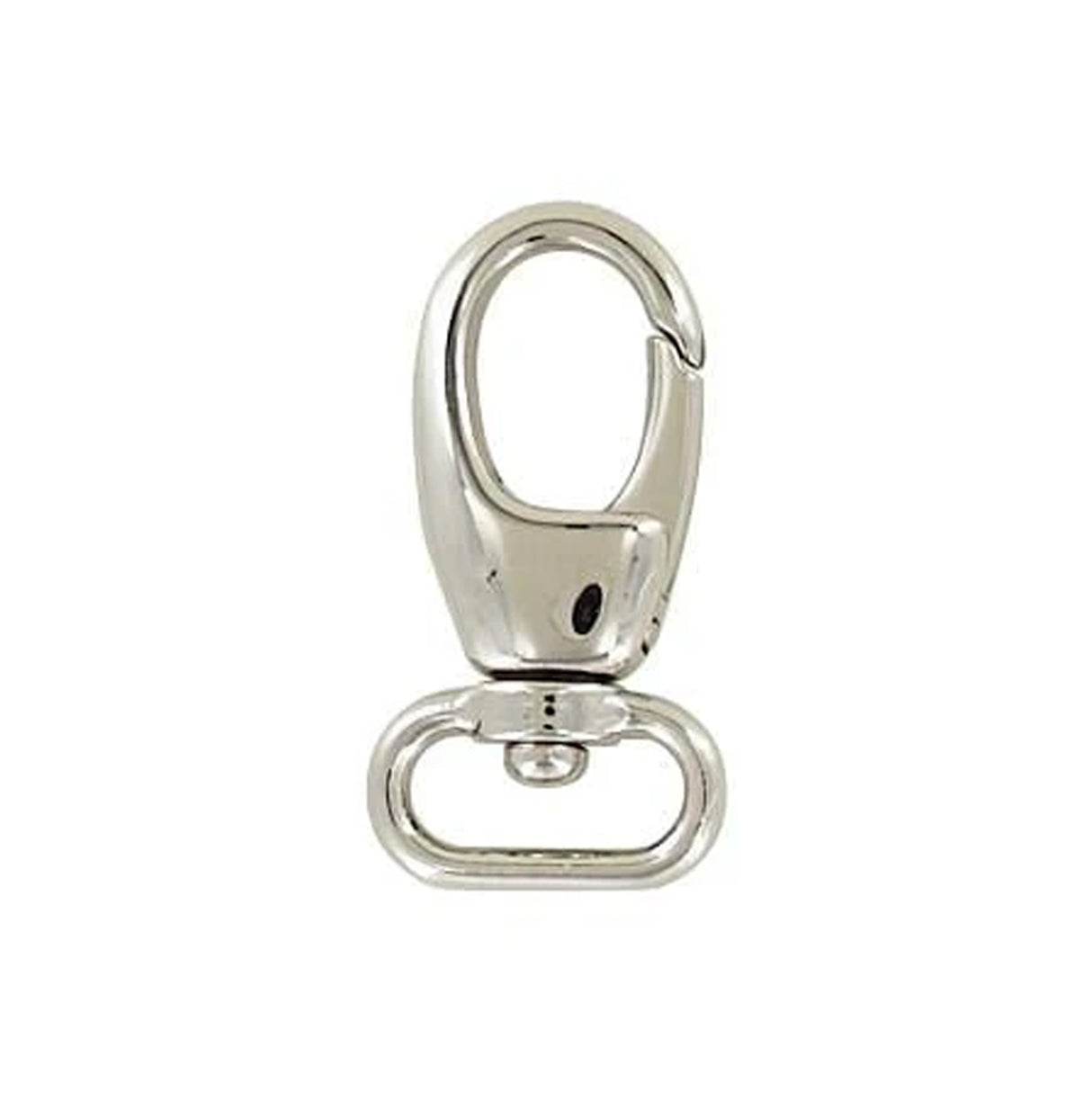 5/8" Shiny Nickel, Lever Swivel Snap Hook, Zinc Alloy, #P-2802-NIC