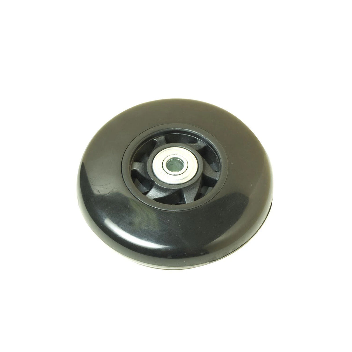 98mm Black, Ball Bearing Inline Skate Wheel, Plastic, #L-3623