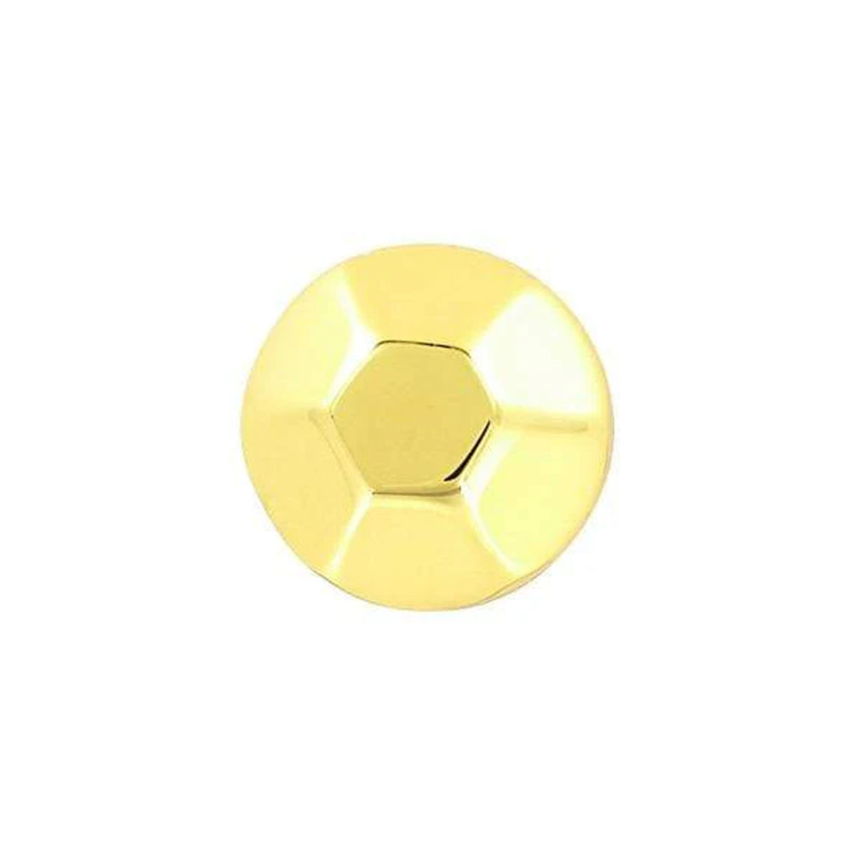 20mm Gold, Hexigon Stud With Screw, Zinc Alloy, #P-2817-GOLD