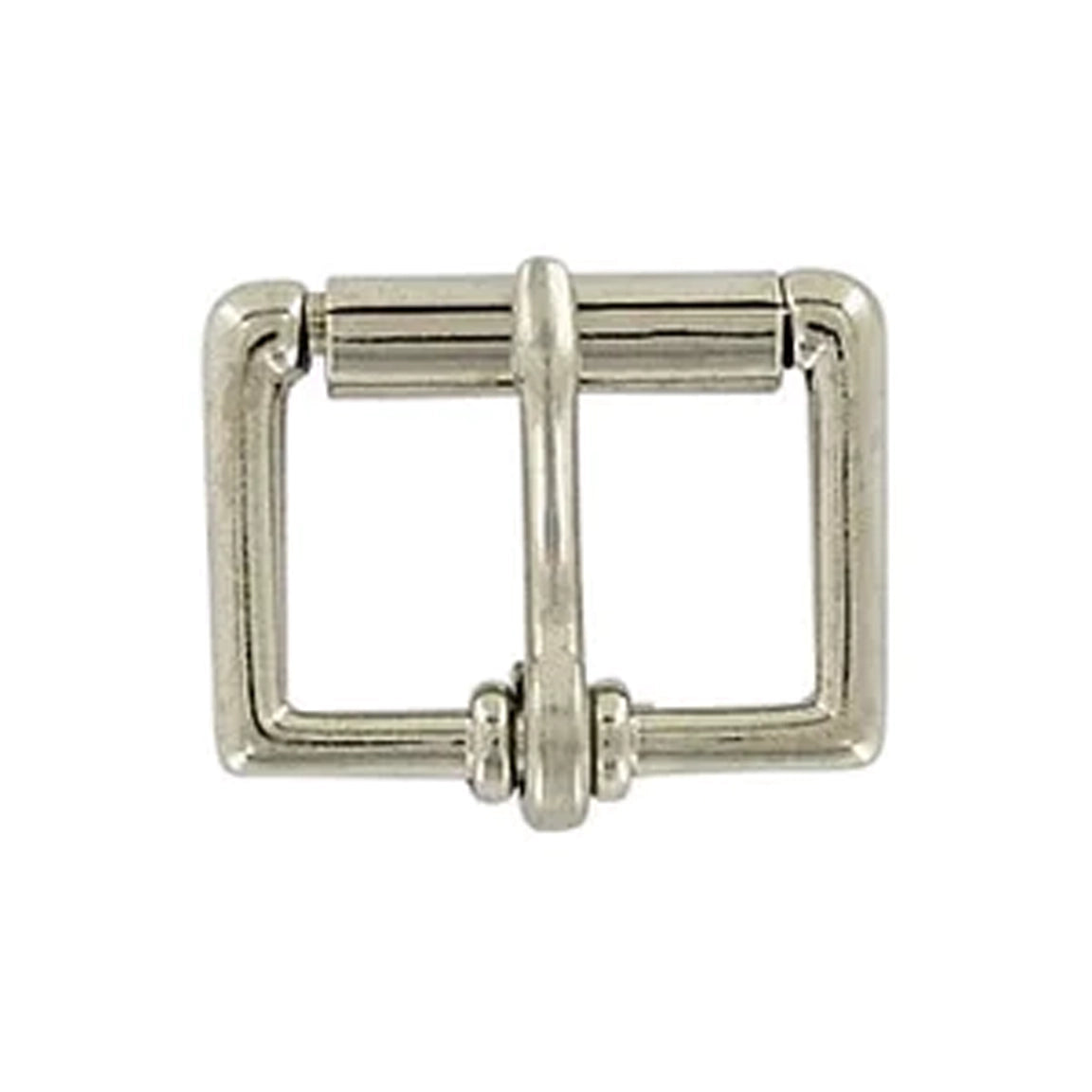 1 1/4" Nickel, Heel Bar Roller Buckle, Zinc Alloy, #C-1355-1-1-4-NP