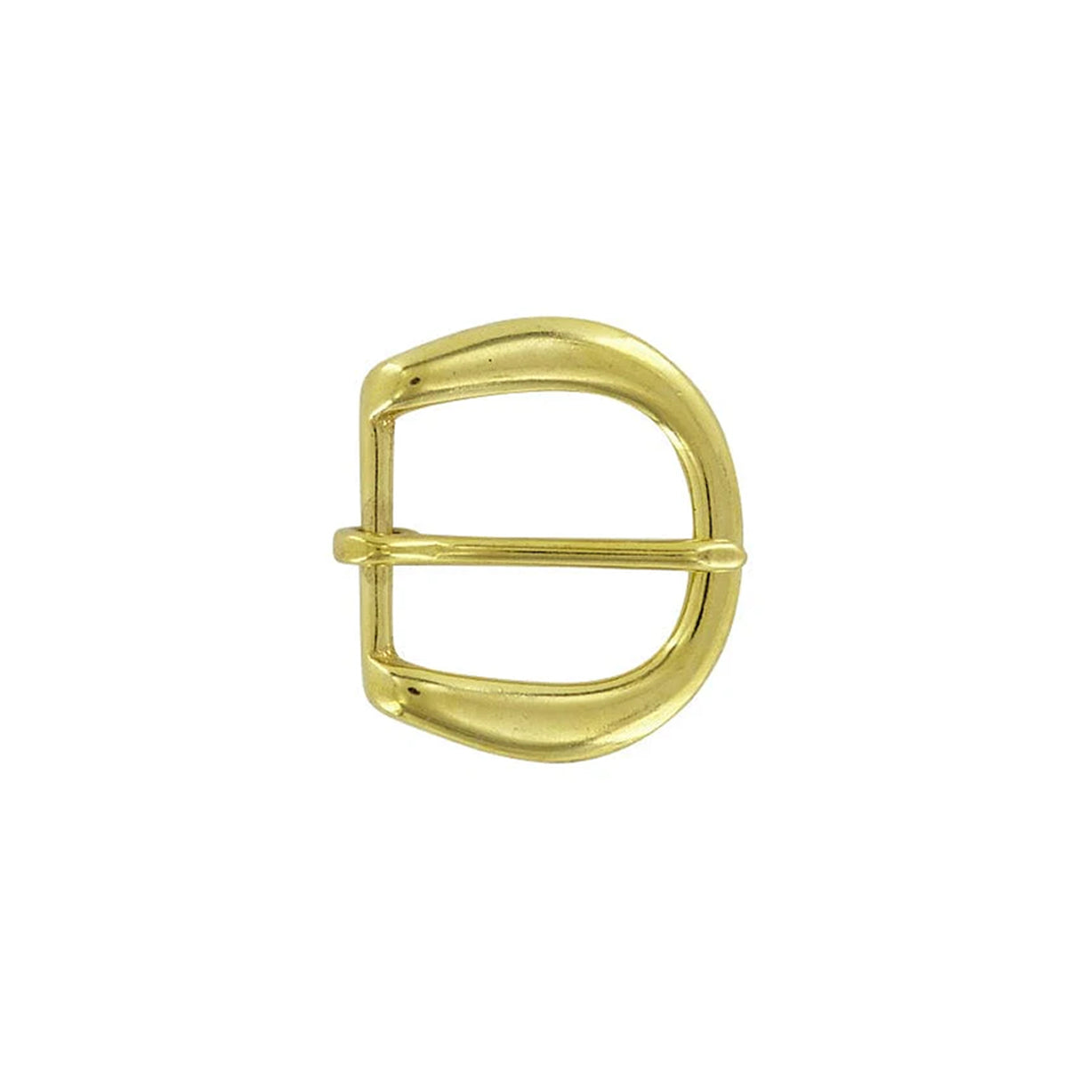 1" Brass, Heel Bar Buckle, Solid Brass, #C-1467