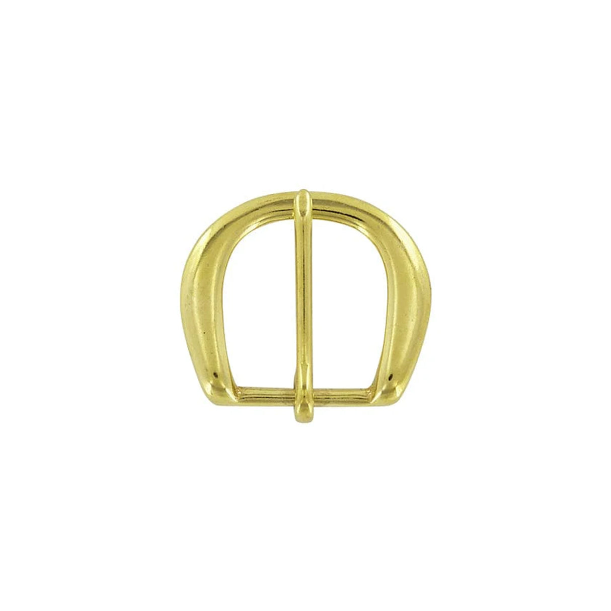 1" Brass, Heel Bar Buckle, Solid Brass, #C-1467