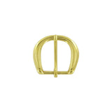 1" Brass, Heel Bar Buckle, Solid Brass, #C-1467