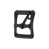 3/4" Black, Locking Tongue Roller Buckle, Zinc Alloy, #C-1511-BLK