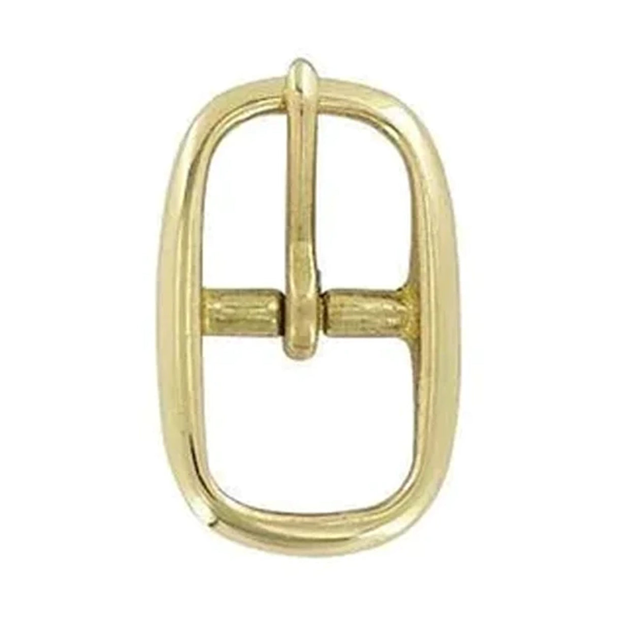 3/4" Brass, Center Bar Buckle, Solid Brass, #C-1130-SB