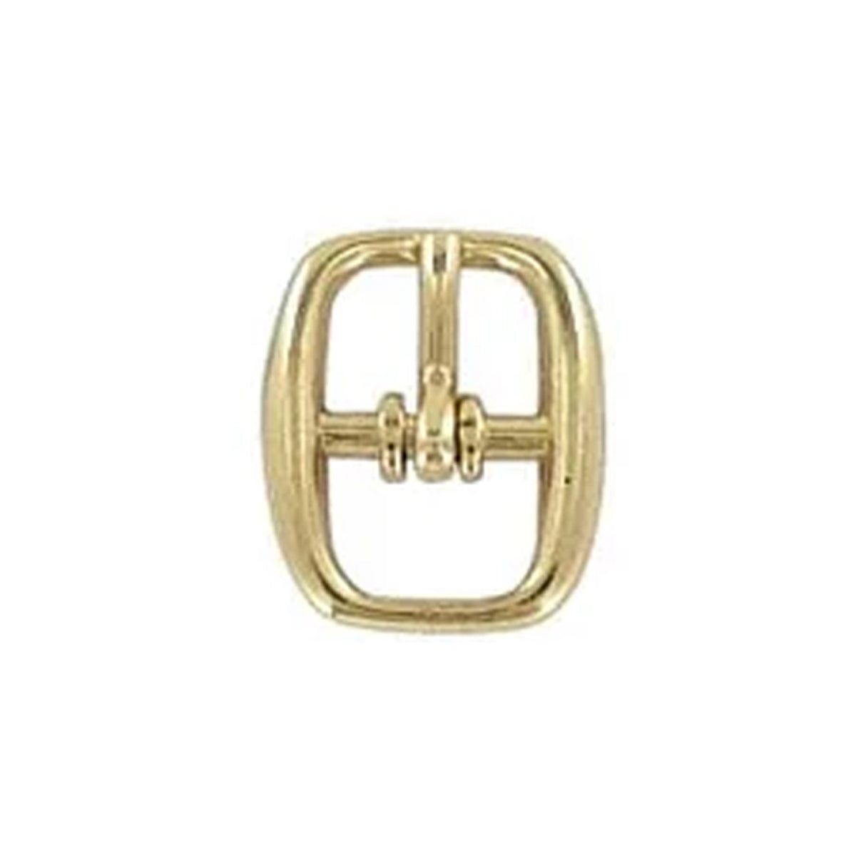 3/8" Gold, Center Bar Buckle, Zinc Alloy, #C-1658-GOLD