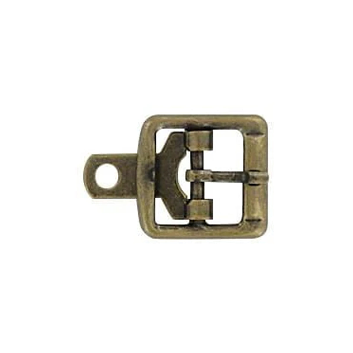 5/8" Antique Brass, "Doc Marten" Center Bar Buckle Buckle, Zinc Alloy, #C-1664-ANTB