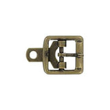 5/8" Antique Brass, "Doc Marten" Center Bar Buckle Buckle, Zinc Alloy, #C-1664-ANTB