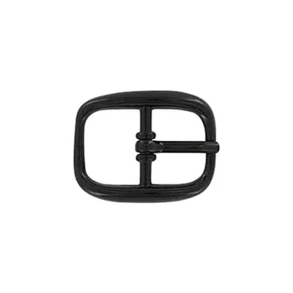 5/8" Black, Center Bar Buckle, Zinc Alloy, #C-1660-BLK