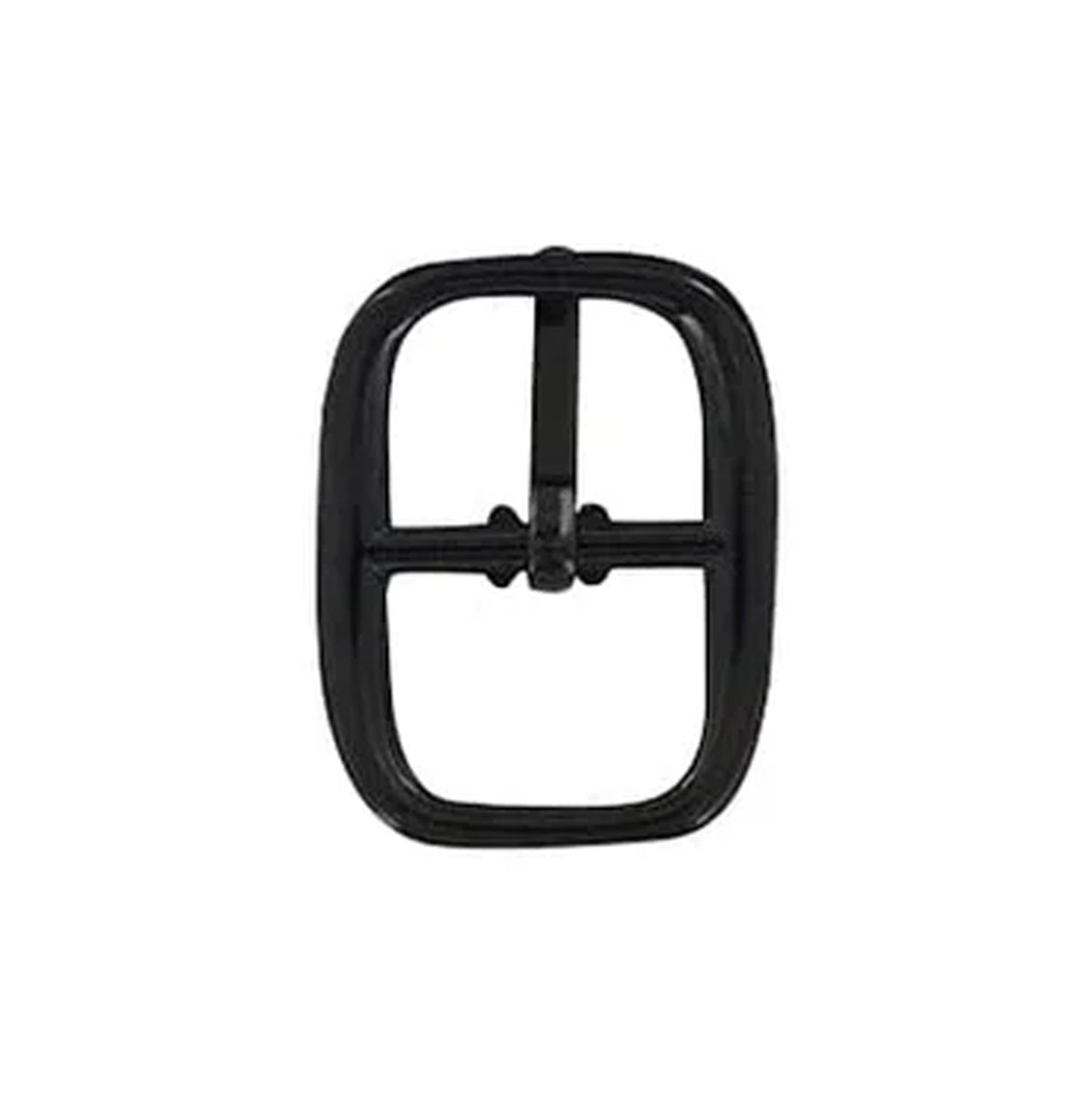 5/8" Black, Center Bar Buckle, Zinc Alloy, #C-1660-BLK