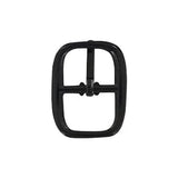 5/8" Black, Center Bar Buckle, Zinc Alloy, #C-1660-BLK