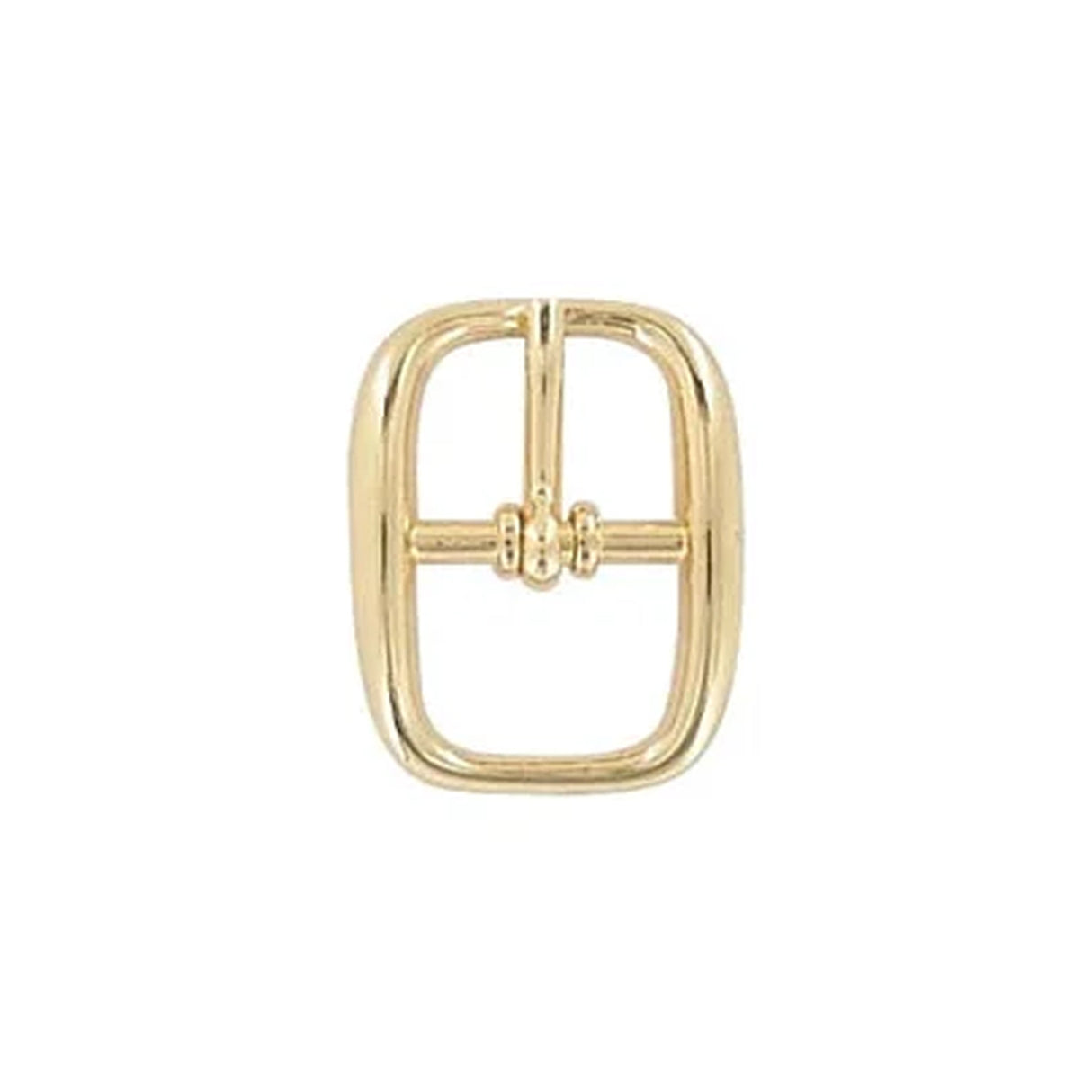 5/8" Gold, Center Bar Buckle, Zinc Alloy, #C-1660-GOLD