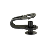 1/4" Black, Boot Hook with Rivet, Steel, #A-342